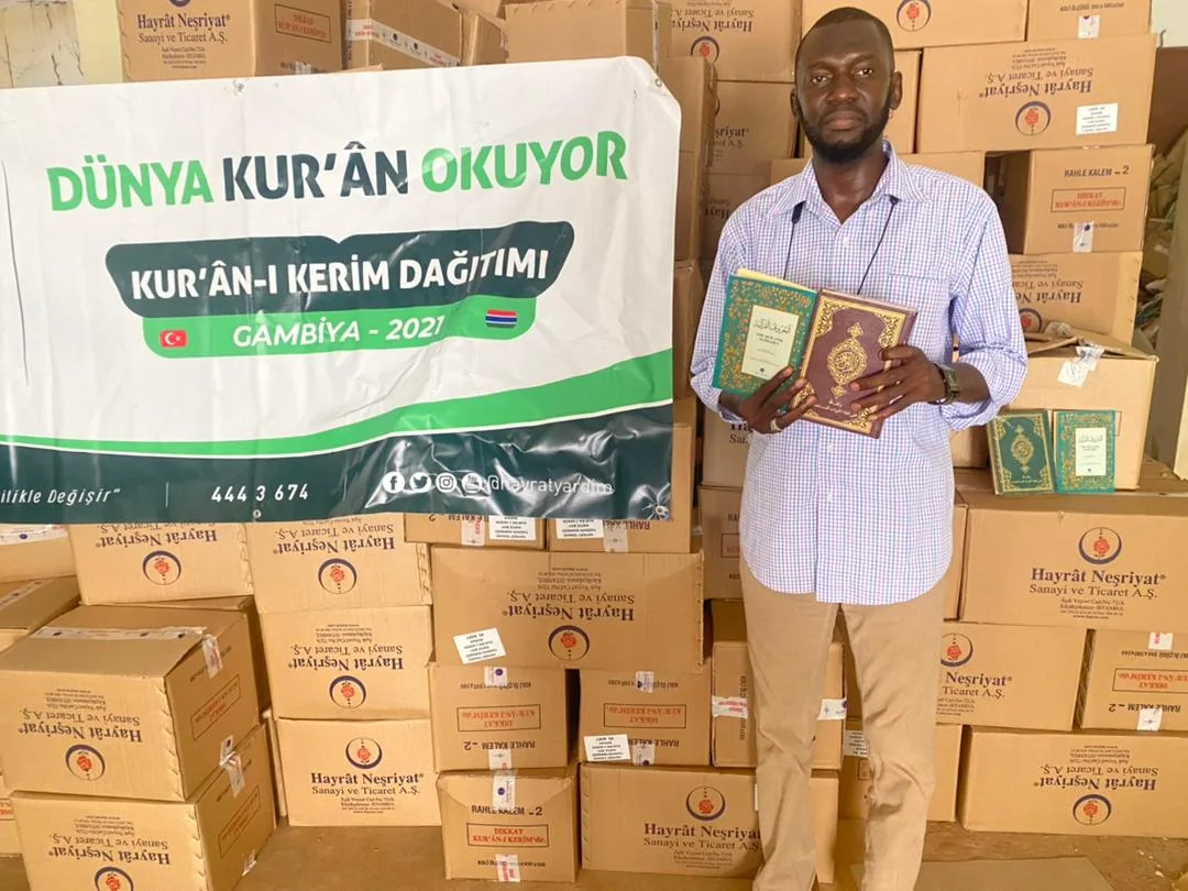 Coordinating Quran distribution in The Gambia